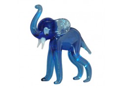 Elefant blue www.sklenenevyrobky.cz