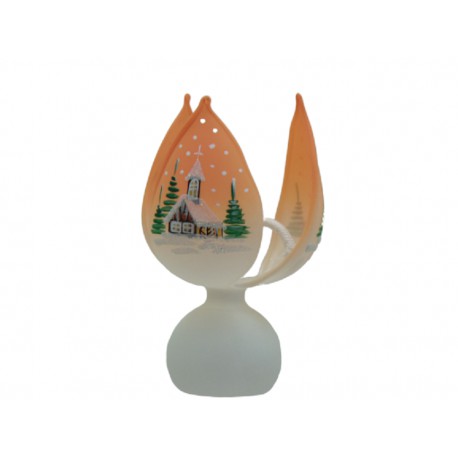 Candlestick in the shape of a tulip