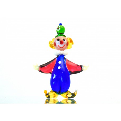 Clown hanging on a glass www.bohemia-glass-products.com