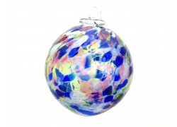 Colored glass ball 8 cm www.sklenenevyrobky.cz