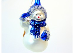 Weihnachtsformen Schneemann mit einer Glocke