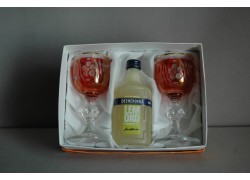 Gift set Becher Lemond 0.05L, red glasses www.sklenenevyrobky.cz