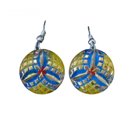 Glass earrings www.sklenenevyrobky.cz