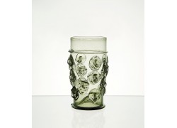 grünes Waldglas Wein Met Bier Glas geblasene meisterliche Handarbeit replika