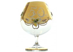 Birthday Glass 50 years www.sklenenevyrobky.cz