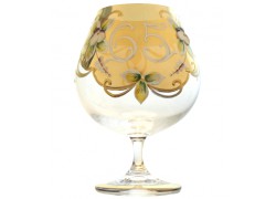 Birthday Glass 65 years www.sklenenevyrobky.cz