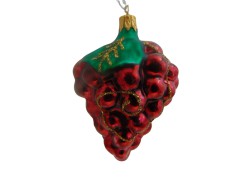 Christmas ornament, Grapes www.sklenenevyrobky.cz