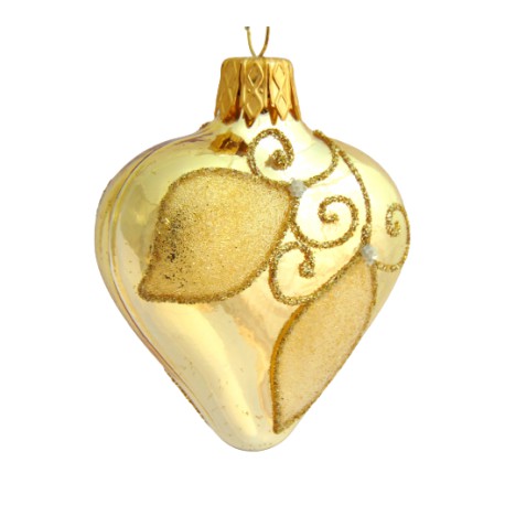 Christmas ornaments  Heart small  www.sklenenevyrobky.cz