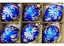Easter glass eggs 6pcs. www.sklenenevyrobky.cz
