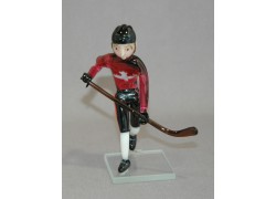 Skleněný hokejista Kanada 11 cm