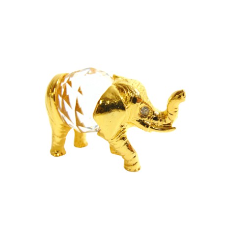 Tin figurine of an elephant  www.sklenenevyrobky.cz