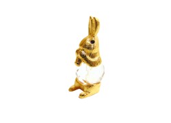 Tin figurine of a hare  www.sklenenevyrobky.cz