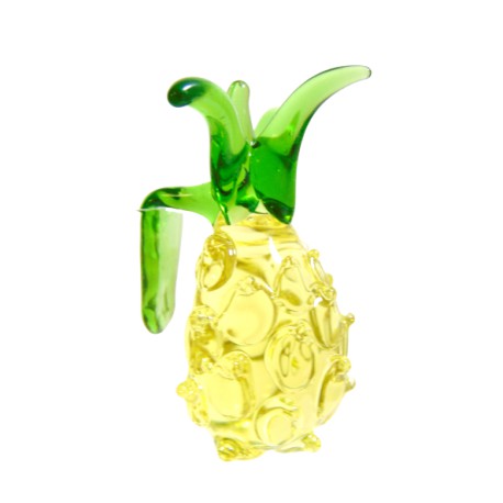 Pineapple, hanging decoration on a glass