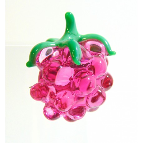 Raspberry, hanging decoration on a glass  www.sklenenevyrobky.cz