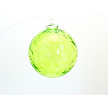 Glass ball 10cm green www.sklenenevyrobky.cz