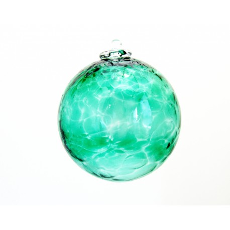 Glass ball 10cm light green  www.sklenenevyrobky.cz