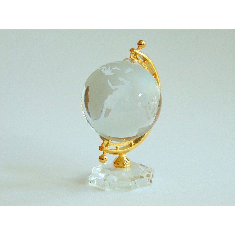 Glass globe, clear glass, 10 cm www.bohemia-glass-products.com
