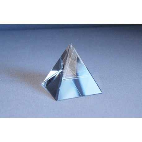Pyramida křišťálová  60 mm čirá