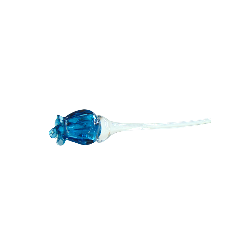 Glass rose, night blue www.bohemia-glass-products.com