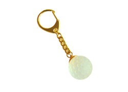 Schlüsselanhänger - Golfball www.glas-produkte.com