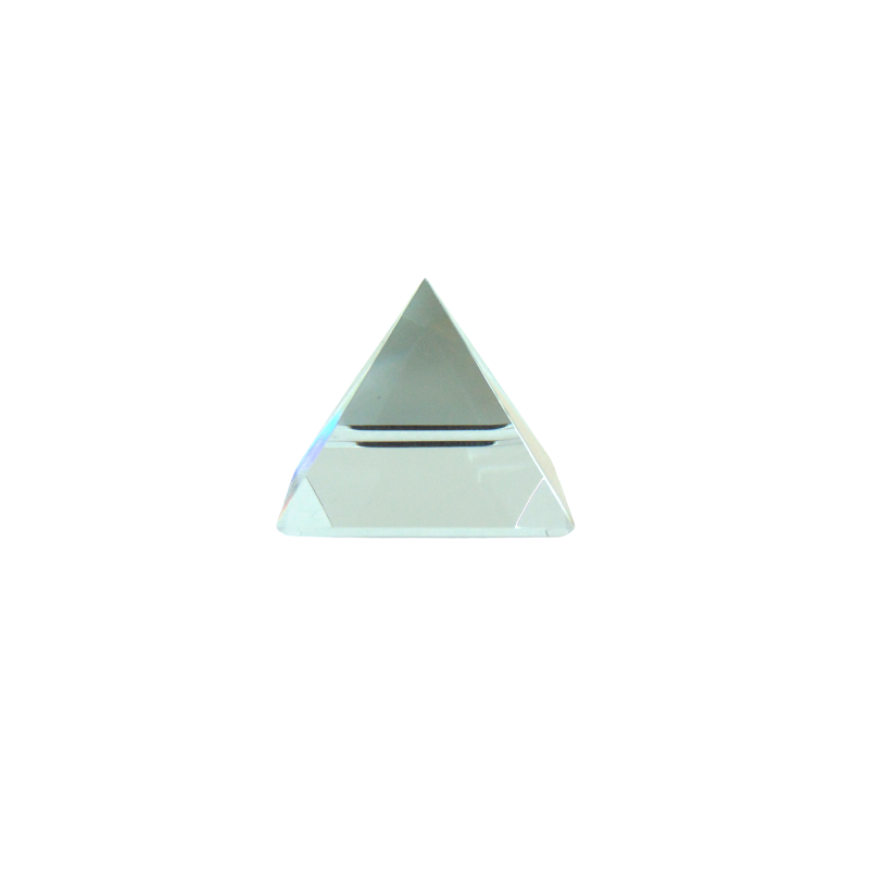 Pyramida 3cm ze skla www.sklenenevyrobky.cz