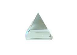 Pyramid 2,7x2,7x2,8cm from glass www.bohemia-glass-products.com