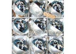 Christmas ball 6cm - 9pcs/8196 www.bohemia-glass-products.com