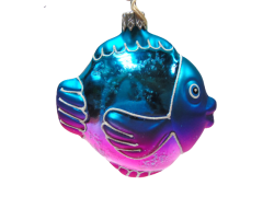 Christmas decoration coral fish www.bohemia-glass-products.com