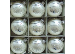 Christmas ball 7cm - 9pcs/3704 www.bohemia-glass-products.com