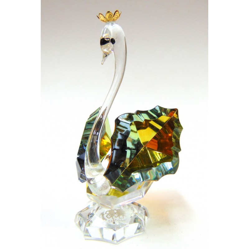 Swan 1040 with crown Marea www.bohemia-glass-products.com
