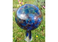 Fence glass ball 20cm www.bohemia-glass-products.com