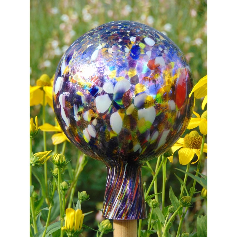 Zaunball 15cm Fantasy-Mosaik www.glas-produkte.com