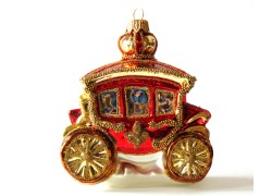 Christmas ornament Royal Carriage www.bohemia-glass-products.com