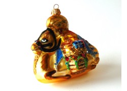 Christmas decoration Camel with gifts www.bohemia-glass-products.com