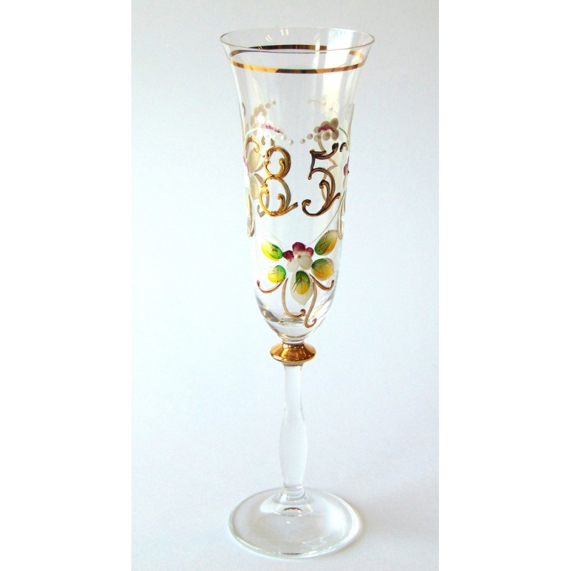 flute 85 years www.bohemia-glass-products.com