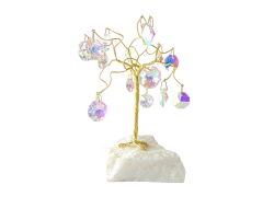 Tree of happiness with crystal trimmings AB www.bohemia-glass-products.com