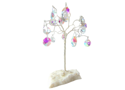 Baum des Glücks mit Kristallbesatz AB www.glas-produkte.com