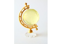 Globe 7cm yellow www.bohemia-glass-products.com