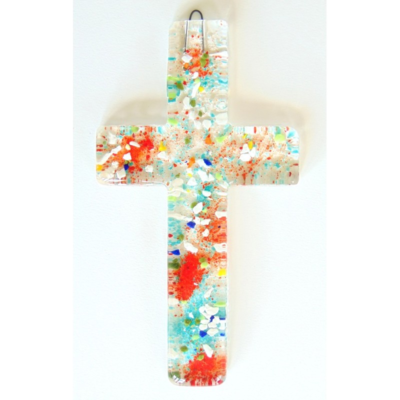 Cross on the wall 20cm www.bohemia-glass-products.com