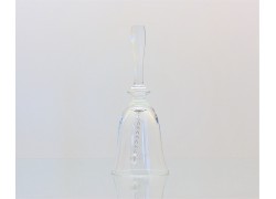 Glass bell, clear glass -13,5 cm www.sklenenevyrobky.cz