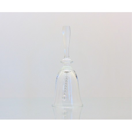 Glass bell, clear glass -13,5 cm www.sklenenevyrobky.cz