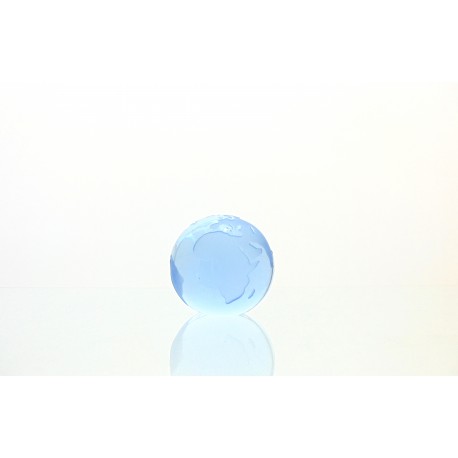 Glob paperweight 35mm water blue www.sklenenevyrobky.cz
