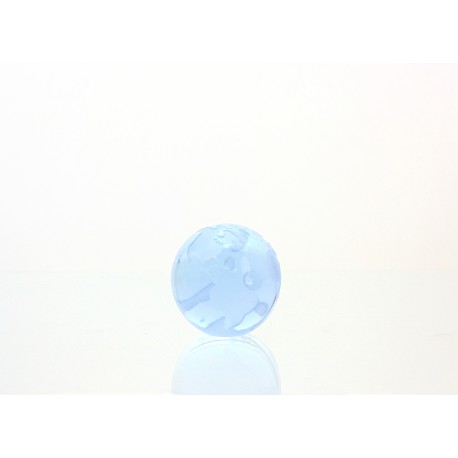 Glob paperweight 35mm water blue www.sklenenevyrobky.cz