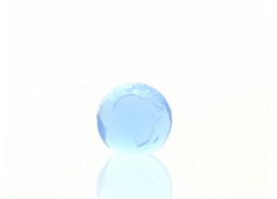 Globe paperweight 50 mm water blue www.sklenenevyrobky.cz