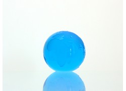 Glass Glob paperweight 50 mm aquamarine www.sklenenevyrobky.cz