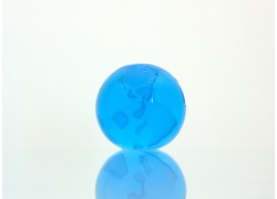 Paperweight Globe  50mm aquamarine www.sklenenevyrobky.cz
