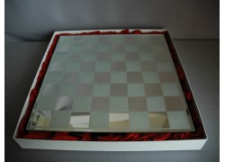 Šachy cínové velké 32x32 cm