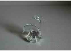 Delfín duo crystal 4x7x6 cm
