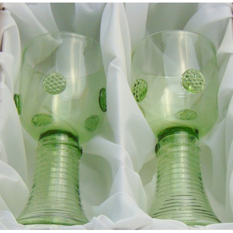 Lesné sklo poháre C02 200ml / 160mm 2ks www.sklenenevyrobky.cz