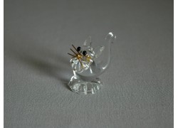 Kočka 901 crystal  2,5x3,5x3,5 cm
